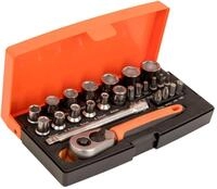 Bahco - SL25 Steckschl&uuml;sselsatz 25-Piece 1/4-Inch Drive - BAHSL25, Mehrfarbig,
