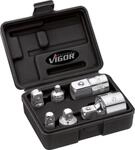 Vigor Adapter-Satz Vierkant-Antrieb (6,3 mm, 1/4 Zoll, 10 mm, 3/8 Zoll, 12,5...