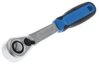 GEDORE Umschaltknarre, f&uuml;r 1/4 Zoll, 6,3 mm Antrieb, 9degree R&uuml;ckschwenkwinkel, 127