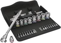 Wera 05004048001 8100 SB 8 Zyklop Metal-Knarrensatz, Umschalthebel, 3/8 Zoll