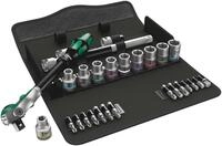 Wera Zyklop Speed-Knarrensatz 8100 SC 6 1/2 Zoll, Antrieb, metrisch, 28-teilig,