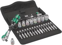 Wera 8100 SA 9 Zyklop Speed-Knarrensatz, 1/4 Zoll-Antrieb, z&ouml;llig, 28-teilig,