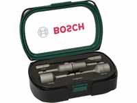 Bosch 6tlg. Steckschlüssel Set (1/4 Zoll Sechskantschaft, Ø 6-13 mm, Zubehör