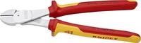 KNIPEX Kraft-Seitenschneider isoliert mit Mehrkomponenten-H&uuml;llen, VDE-gepr&uuml;ft