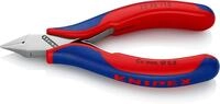 KNIPEX Elektronik-Seitenschneider mit durchgestecktem Gelenk mit