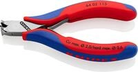 KNIPEX Elektronik-Vornschneider mit Mehrkomponenten-H&uuml;llen 115 mm, 64 02 115