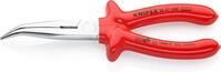 KNIPEX Flachrundzange mit Schneide (Storchschnabelzange) tauchisoliert, VDE-gepr&uuml;ft