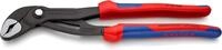KNIPEX Cobra Hightech-Wasserpumpenzange mit Mehrkomponenten-H&uuml;llen grau atramentiert