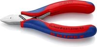 KNIPEX Elektronik-Seitenschneider mit durchgestecktem Gelenk mit