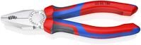KNIPEX Kombizange auf SB-Karte mit Comfort-Griffen verchromt 180 mm, 03 05 180...