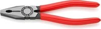 KNIPEX Kombizange mit Kunststoff &uuml;berzogen schwarz atramentiert 180 mm, 03 01 180