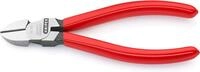 KNIPEX Seitenschneider mit Kunststoff &uuml;berzogen schwarz atramentiert 140 mm, 70 01