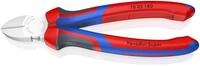 KNIPEX Seitenschneider mit Comfort-Griffen verchromt 180 mm, 70 05 180