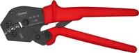 KNIPEX Crimpzange auch f&uuml;r Zweihandbedienung mit rutschhemmenden Kunststoff-H&uuml;llen