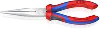 KNIPEX Flachrundzange mit Schneide (Storchschnabelzange) mit Comfort-Griffen
