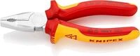 KNIPEX Kombizange Chrom-Vanadin isoliert mit Mehrkomponenten-H&uuml;llen, VDE-gepr&uuml;ft