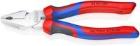 KNIPEX Kraft-Kombizange mit Comfort-Griffen verchromt 180 mm, 02 05 180