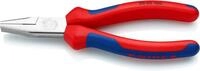 KNIPEX Flachzange mit Comfort-Griffen verchromt 160 mm, 20 05 160