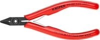 KNIPEX Elektronik-Seitenschneider auf SB-Karte mit Kunststoff-H&uuml;llen br&uuml;niert...