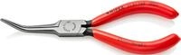 KNIPEX Greifzange (Nadelzange) mit Kunststoff &uuml;berzogen schwarz atramentiert 160 mm,