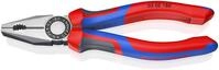 KNIPEX Kombizange mit Comfort-Griffen schwarz atramentiert 180 mm, 03 02 180