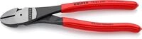 KNIPEX Kraft-Seitenschneider mit Kunststoff &uuml;berzogen schwarz atramentiert 200 mm,