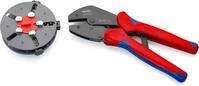 KNIPEX MultiCrimp Crimpzange mit Wechselmagazin mit Mehrkomponenten-H&uuml;llen...