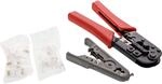InLine 74100I Crimpzangen-Set f&uuml;r RJ45 Stecker, inkl. Zange, Abisolierer und