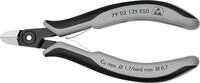 KNIPEX Pr&auml;zisions-Elektronik-Seitenschneider ESD mit Mehrkomponenten-H&uuml;llen