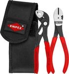 KNIPEX Mini-Zangenset in Werkzeugg&uuml;rteltasche 1 x 87 01 150, 1 x 74 01 160 160...