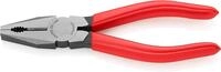 KNIPEX Kombizange mit Kunststoff &uuml;berzogen schwarz atramentiert 160 mm, 03 01...