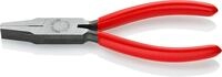 KNIPEX Flachzange mit Kunststoff &uuml;berzogen schwarz atramentiert 140 mm, 20 01 140
