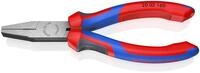 KNIPEX Flachzange mit Comfort-Griffen schwarz atramentiert 160 mm, 20 02 160