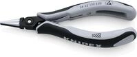 KNIPEX Pr&auml;zisions-Elektronik-Greifzange ESD mit Mehrkomponenten-H&uuml;llen...