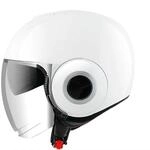 SHARK Motorradhelm Nano Blank, Wei&szlig;, Gr&ouml;&szlig;e XS