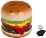 Keramik Spardose im Hamburger Design ca. 15cm Cheeseburger mit &Ouml;ffnung &...