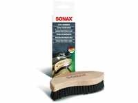 SONAX Textil+LederBürste (1 Stück) Trocken- und Feuchtreinigung von Textilien...