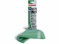 SONAX MicrofaserTuch PLUS Innen+Scheibe (1 Stück) extrem fein ohne Streifen,