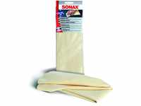 SONAX PremiumLeder (1 Stück) saugfähiges Naturleder zum flecken- und...