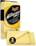 Meguiar's Supreme Shine&trade; Mikrofasert&uuml;cher, 3er-Pack - Entfernt R&uuml;ckst&auml;nde...