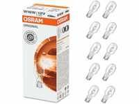 OSRAM ORIGINAL LINE 12V, W16W, Halogen-Signallampen, Karton-Faltbox (10 Lampen)