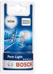 Bosch W5W Pure Light Fahrzeuglampen - 12 V 5 W W2,1x9,5d - 2 St&uuml;cke