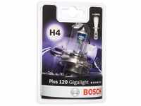 Bosch H4 Plus 120 Gigalight Lampe - 12 V 60/55 W P43t - 1 Stück