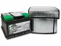 Cartrend Thermo-Batteriehülle, Größe ca. 118 x 75 cm für 50-72 Ah geeignet,...
