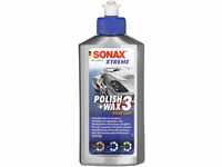 SONAX XTREME Polish+Wax 3 Hybrid NPT (250 ml) kraftvolle Politur für matte,