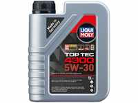 LIQUI MOLY Top Tec 4300 5W-30 | 1 L | Synthesetechnologie Motoröl | Art.-Nr.:...