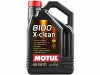 Motul 102051 8100 x-clean 5W40, 5 Liter, BLACK