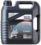 LIQUI MOLY Motorbike 4T 15W-50 Street | 4 L | Motorrad Synthesetechnologie Motor&ouml;l 