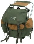 Shakespeare Folding Angelstuhl mit Rucksack, Green/Gold/Silver