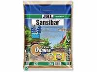 JBL Bodengrund Orange für Süß- und Meerwasser Aquarien, Sansibar Orange 5 kg,